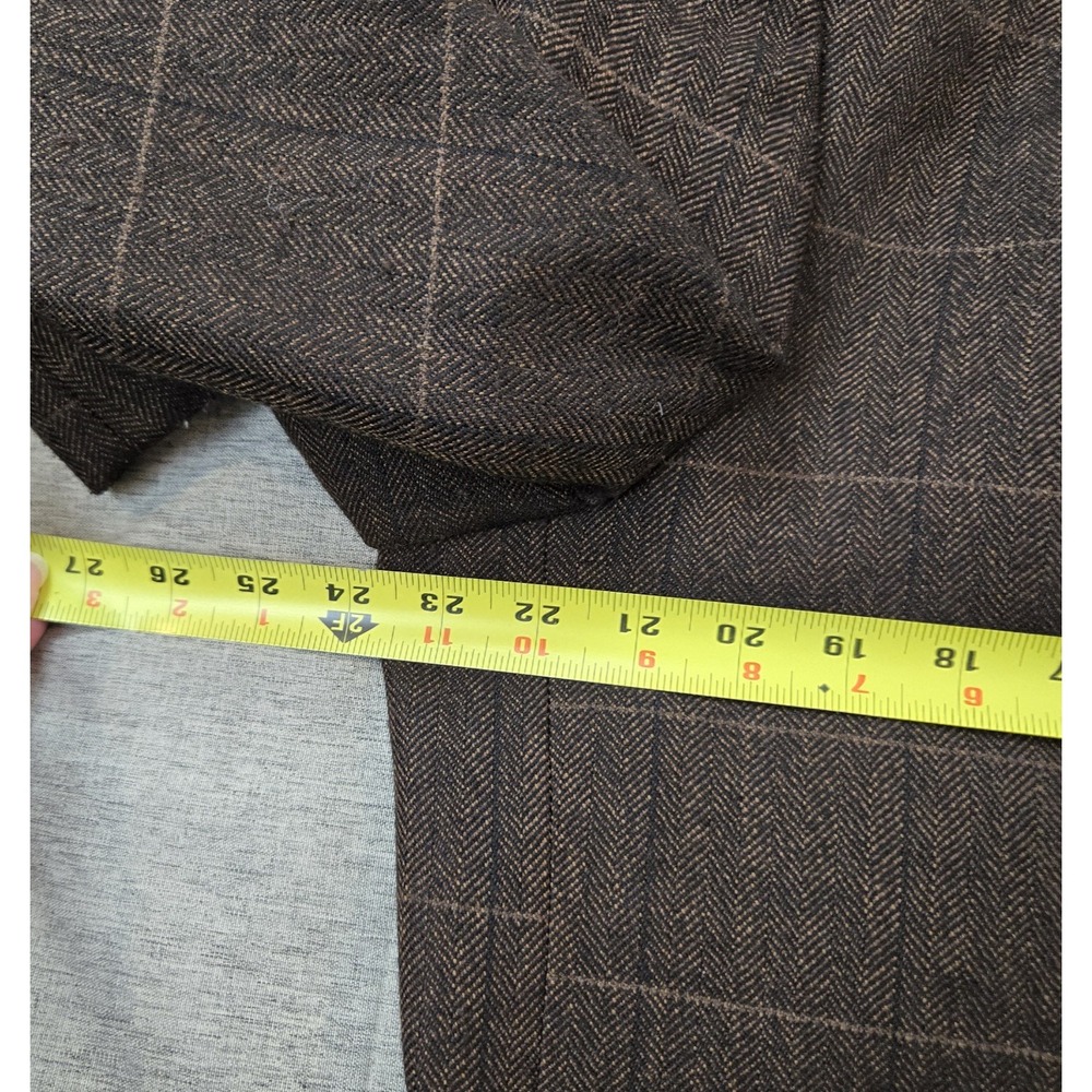 Alan Flusser Men's Single Breasted Sport Coat Blazer Lambswool Cashmere 48R - Picture 7 of 15